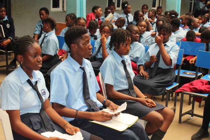 Students learning at Pure Springs International School
